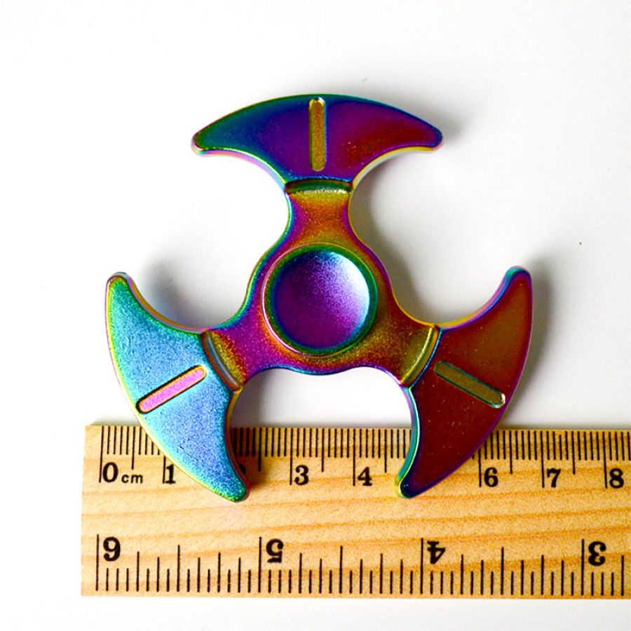 Rainbow Axe Fidget Spinner Hand Toys Anti Anxiety